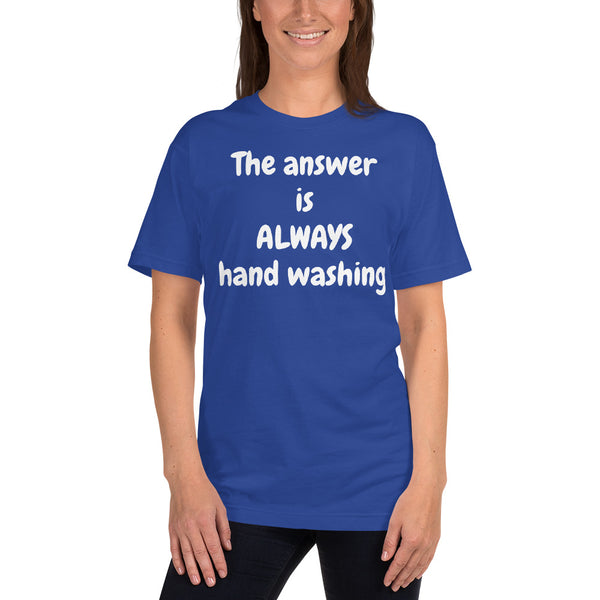 Unisex: The answer is always handwashing