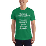 Unisex: Nursing Administration: Because someone has to take the sick calls