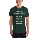 Unisex: Nursing Administration: Because someone has to take the sick calls